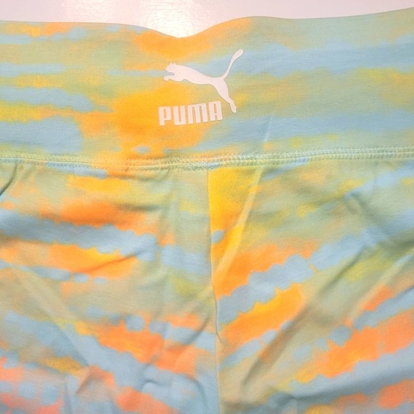 Puma Women's Tie-Dyed Bike Shorts Size Large - Picture 7 of 12